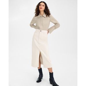 Goop Yu Denim Pencil Skirt